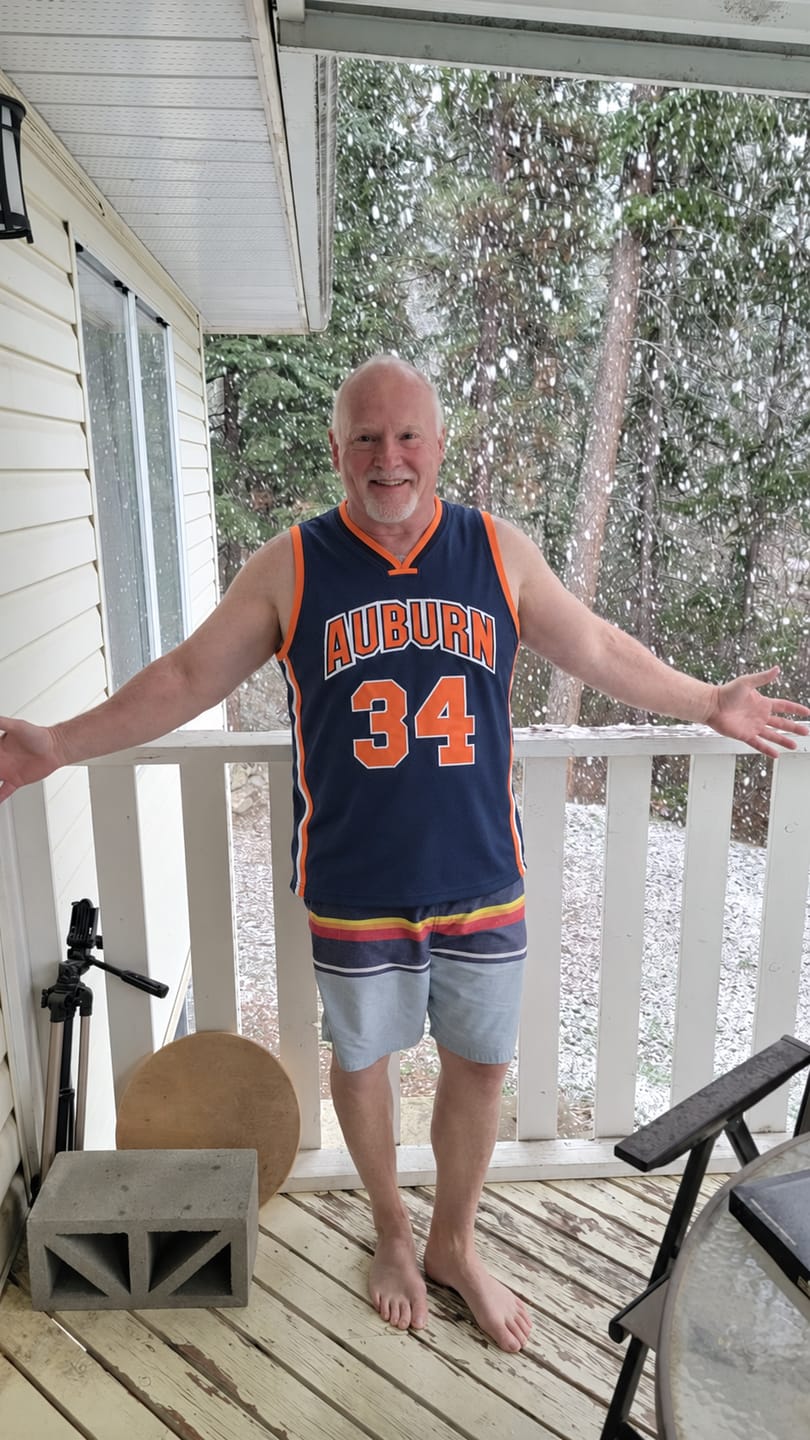 Customer photo review of Charles Barkley Auburn Basketball Jersey College