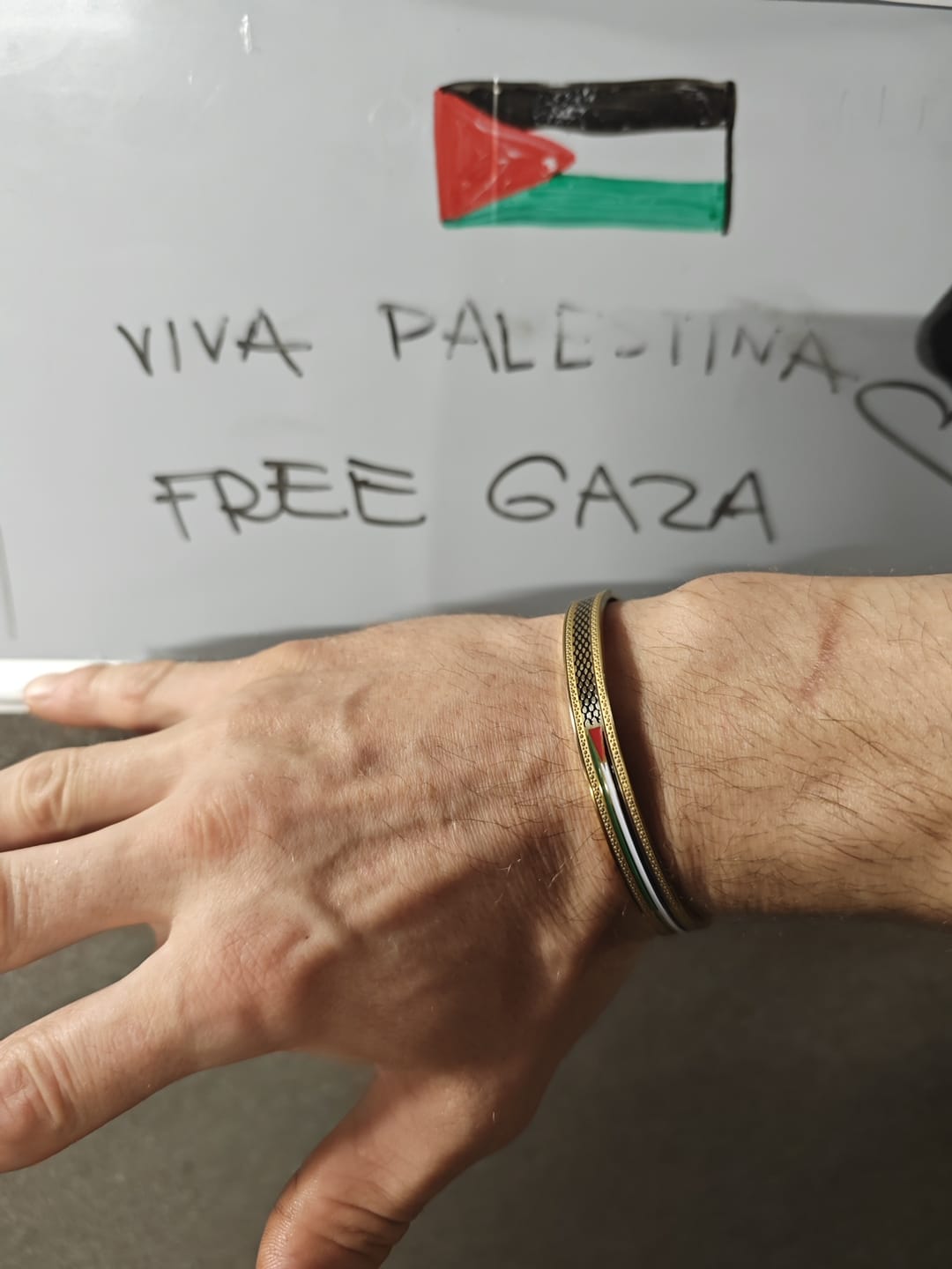 Customer photo review of Palestine Heritage Cuff