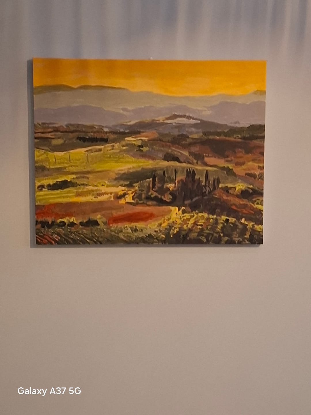 Customer photo review of Tuscany Landscape at Sunrise | Paint by Numbers