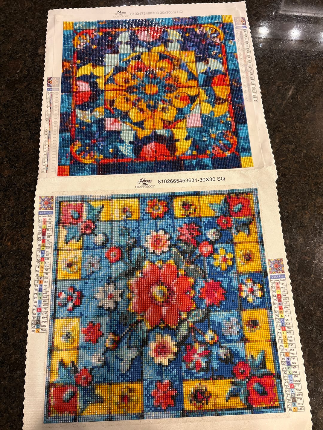 Customer photo review of Grand Floral Medallion - Time Limited Exclusive Diamond Painting Kit