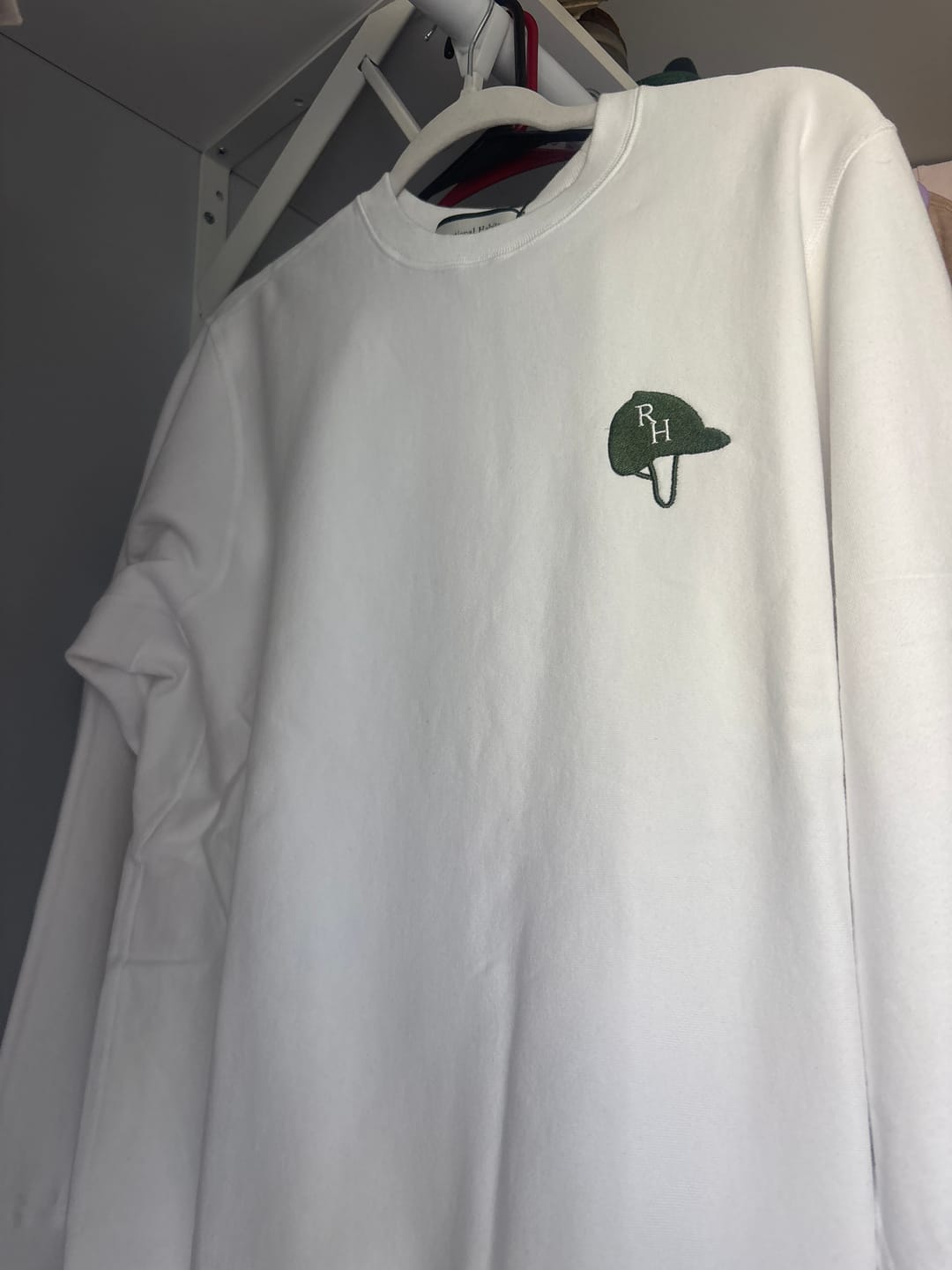 Customer photo review of Moose Unisex Equestrian Jogger in White