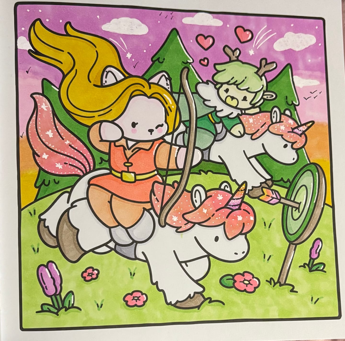Customer photo review of Ohuhu Honolulu New 48 Pastel Colors Dual Tips Alcohol Art Markers - Blossoming (New Color Codes)