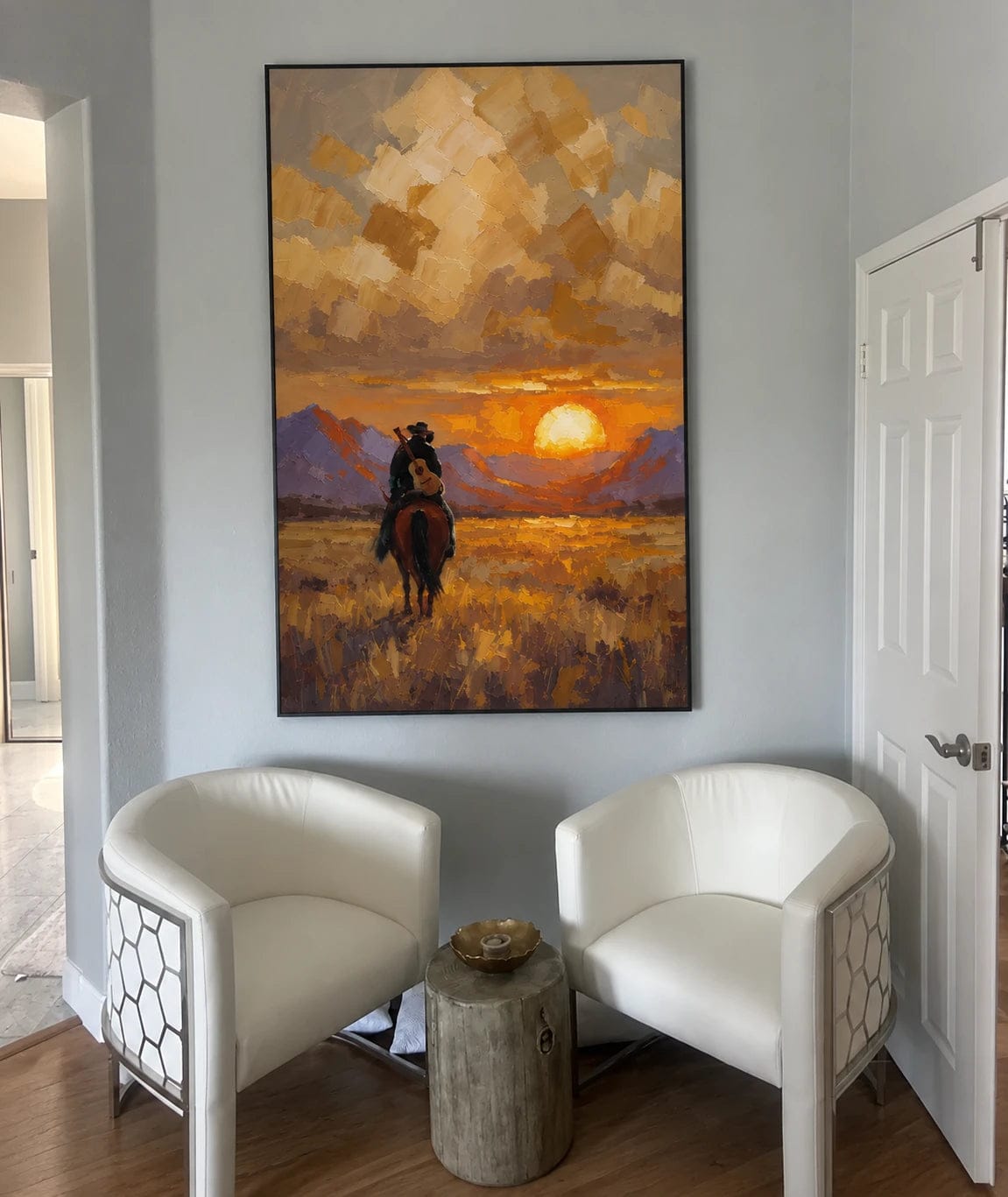 Customer photo review of Western Horse Art｜Sunset Melody