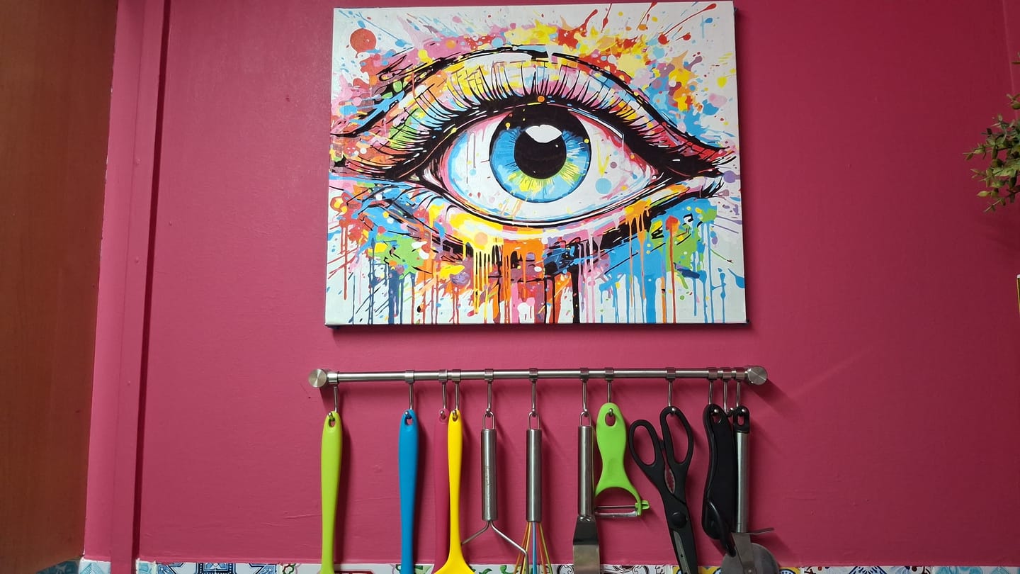Customer photo review of Colorful Glare