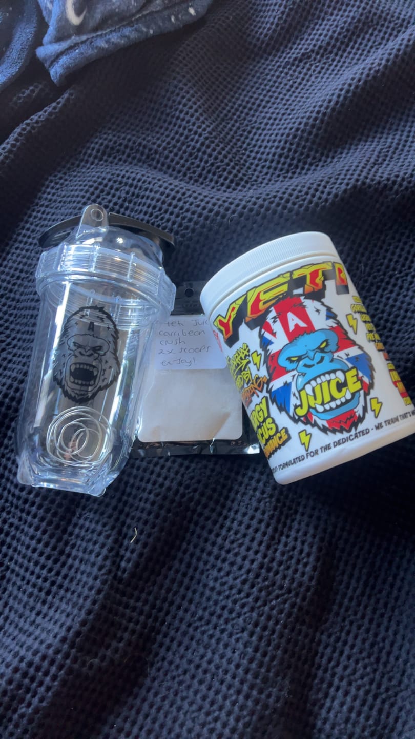 Customer photo review of New Yeti Juice® - Ultimate Iron Man