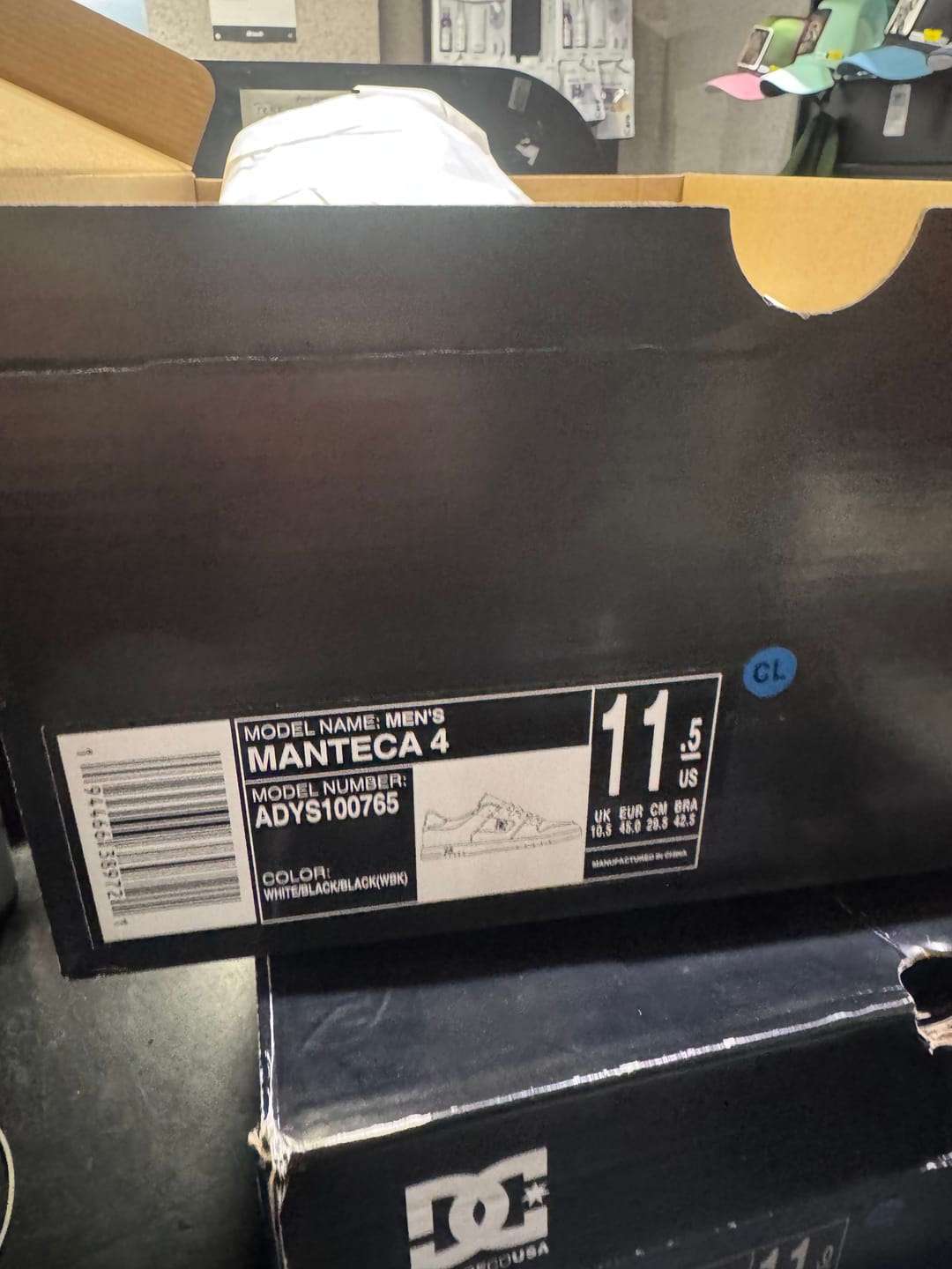 Customer photo review of Zapatilla Dc Manteca 4 Hombre Negro
