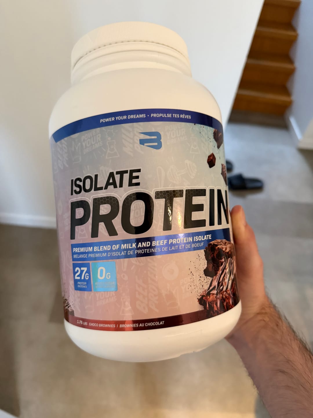 Customer photo review of Isolate Protein