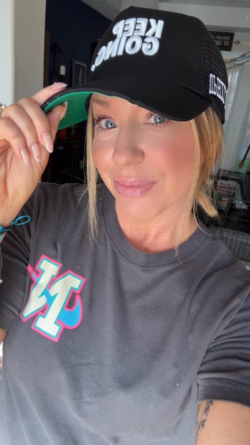 Customer photo review of KEEP GOING BLACK (Trucker)