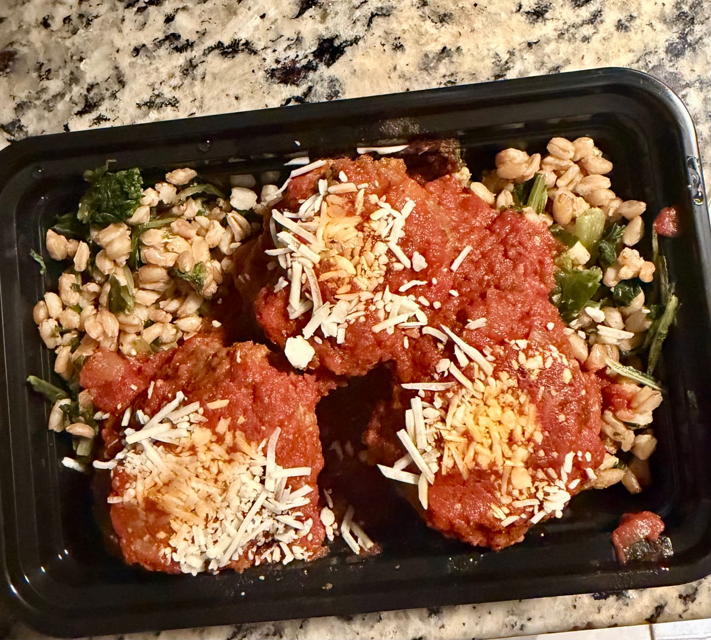 Customer photo review of Italian Lean Beef Meatballs