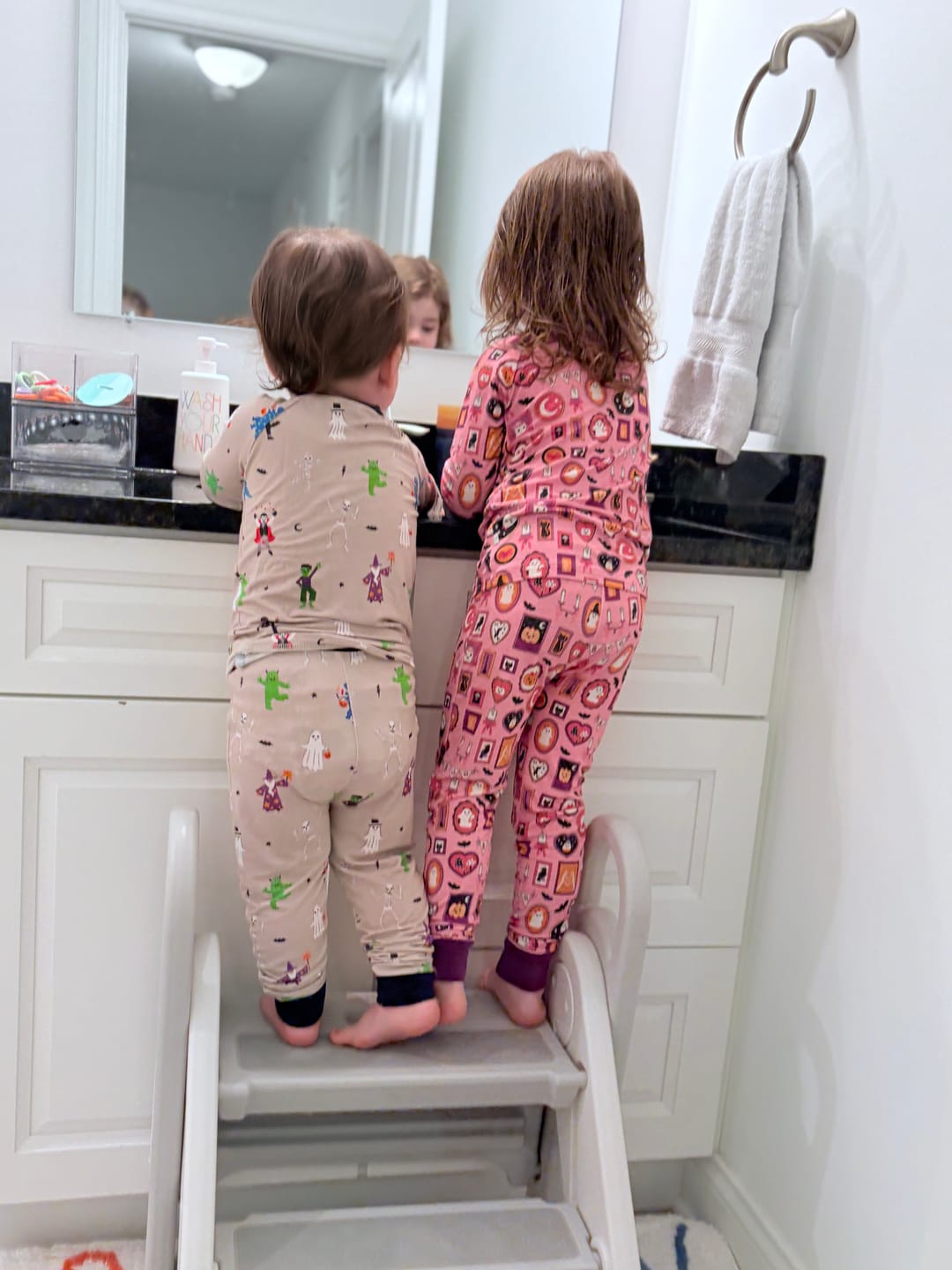 Customer photo review of Monster Bash Two-Piece Pajamas