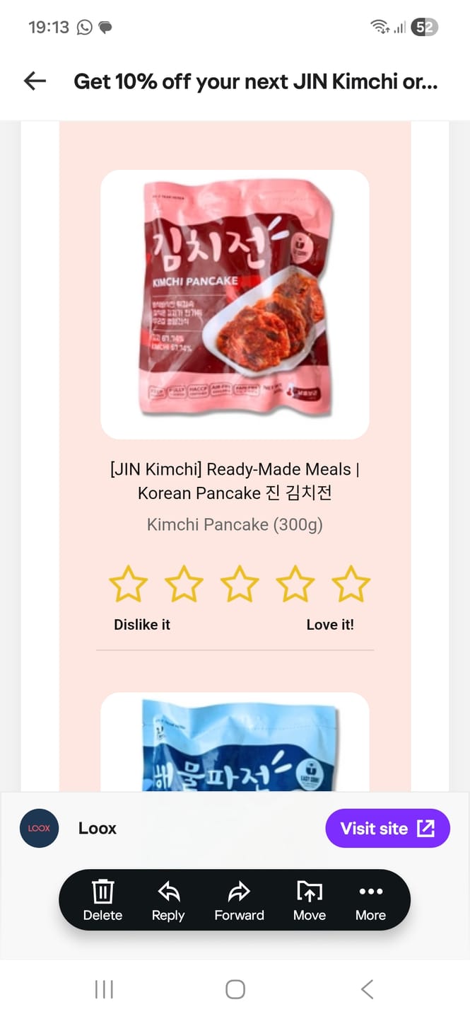 Customer photo review of [JIN Kimchi] Ready-Made Meals | Korean Pancake 진 김치전