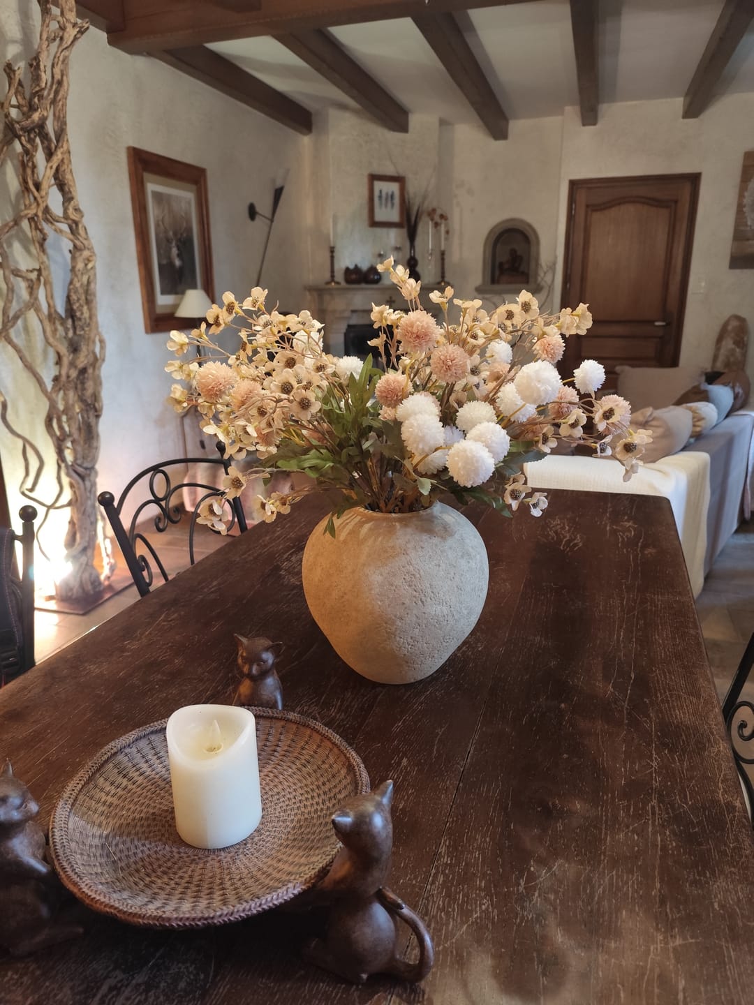 Customer photo review of Bouquet de Cire - Mélange beige