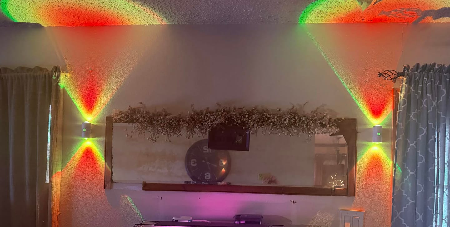 Customer photo review of Rechargeable Motion Sensor Night Light – 7-Color LED