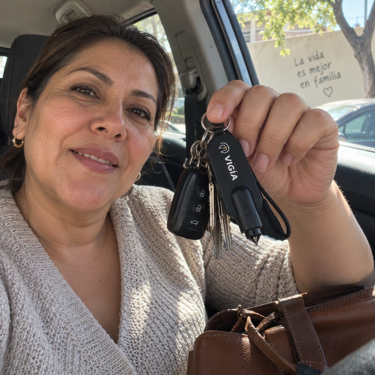 Customer photo review of Llavero Emergencia 2 en 1