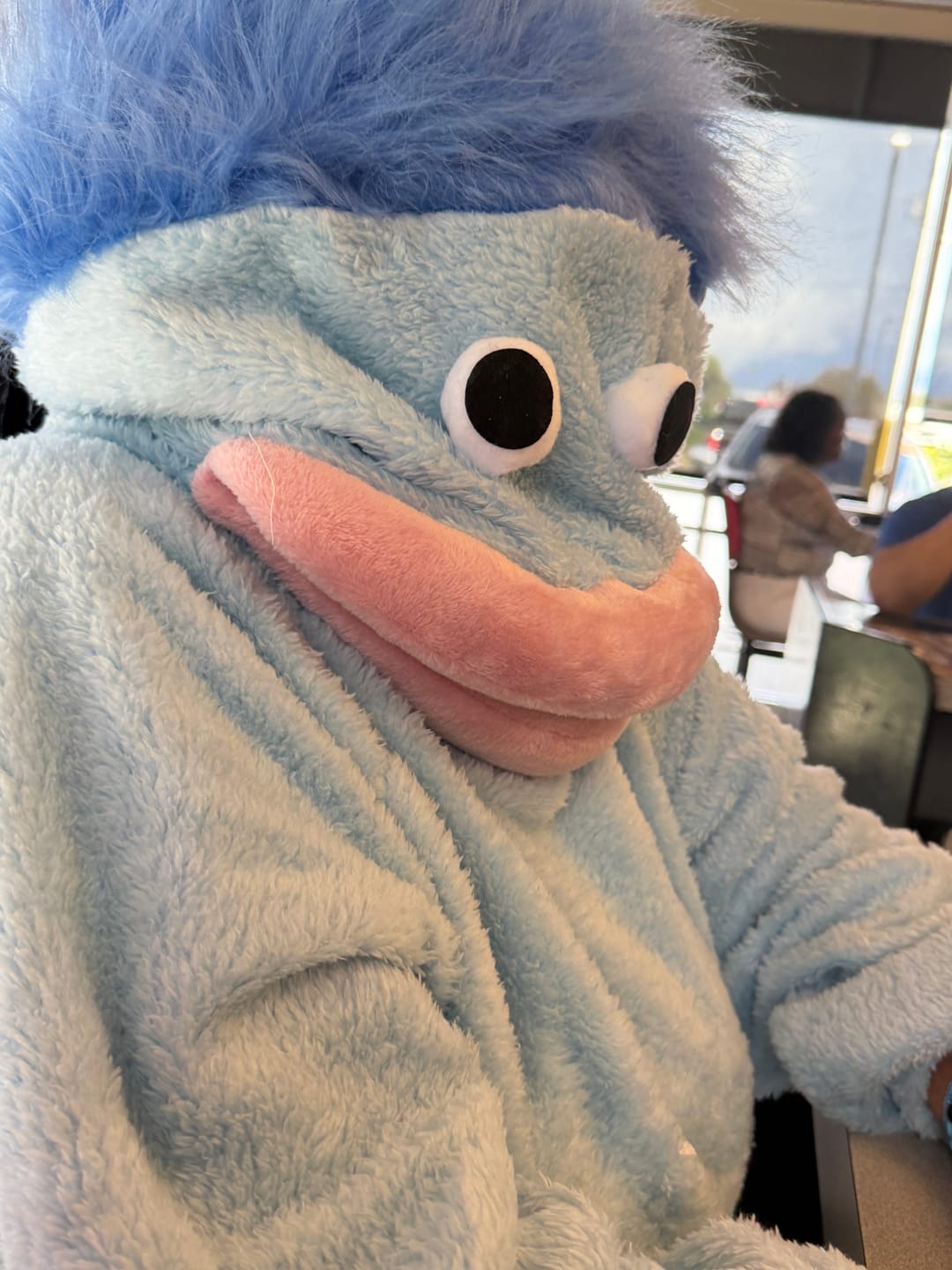 Customer photo review of Snuggo™ Monster Onesie