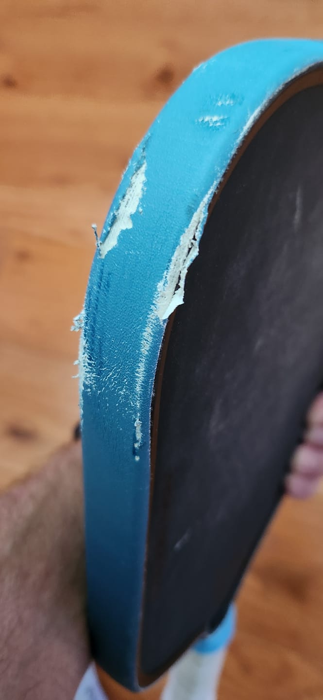 Customer photo review of Single Gradient Edge Tape (3 pack) - Pickleball Paddle Edge Tape