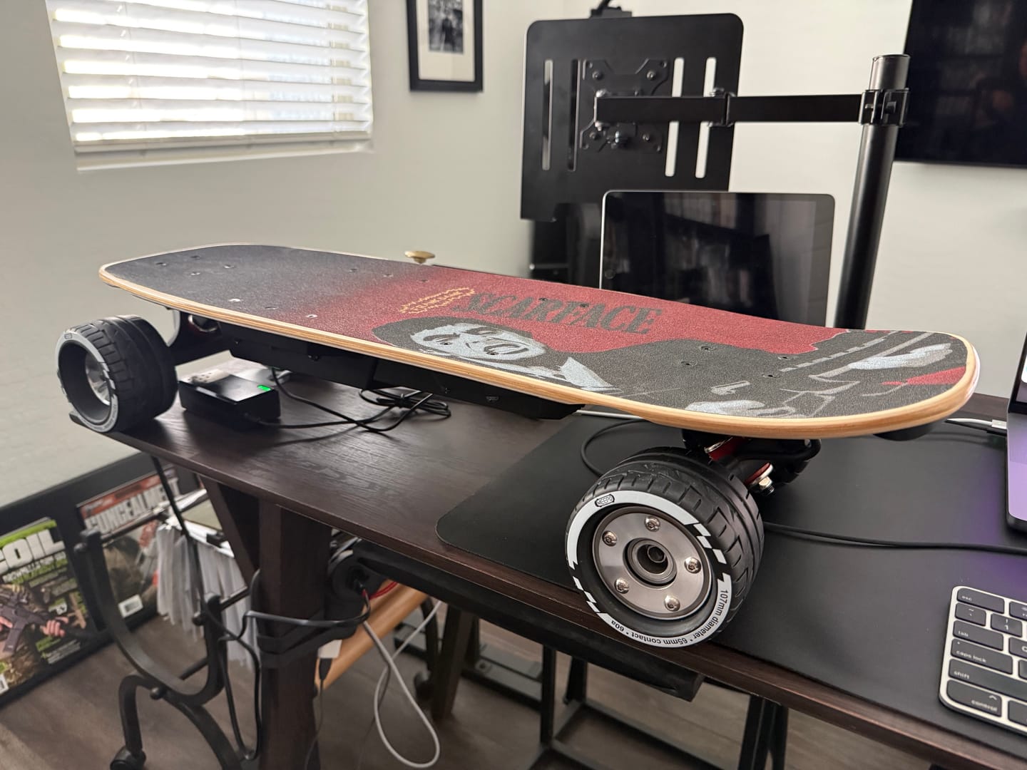 Customer photo review of Meepo Cyclone 107s Rubber Wheels – Exclusive 107mm Comfort Grip Upgrade