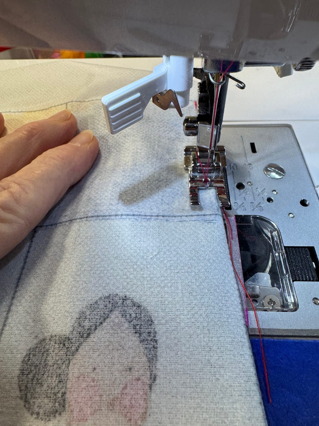 Customer photo review of 1/4" Quilting Foot, Singer #2500267.01
