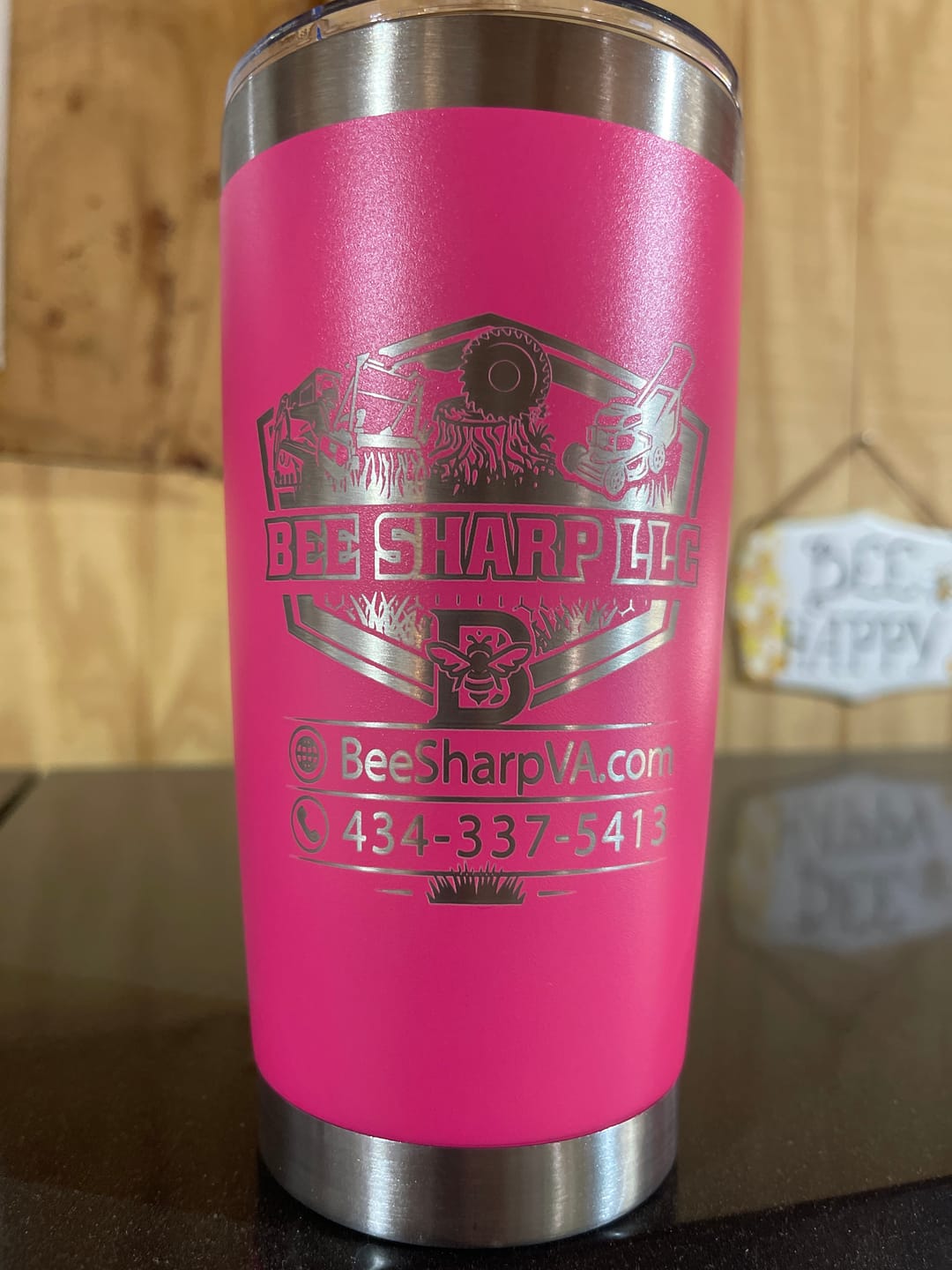 Customer photo review of (6 Pieces) Laser Engraved Tumbler | 20 oz