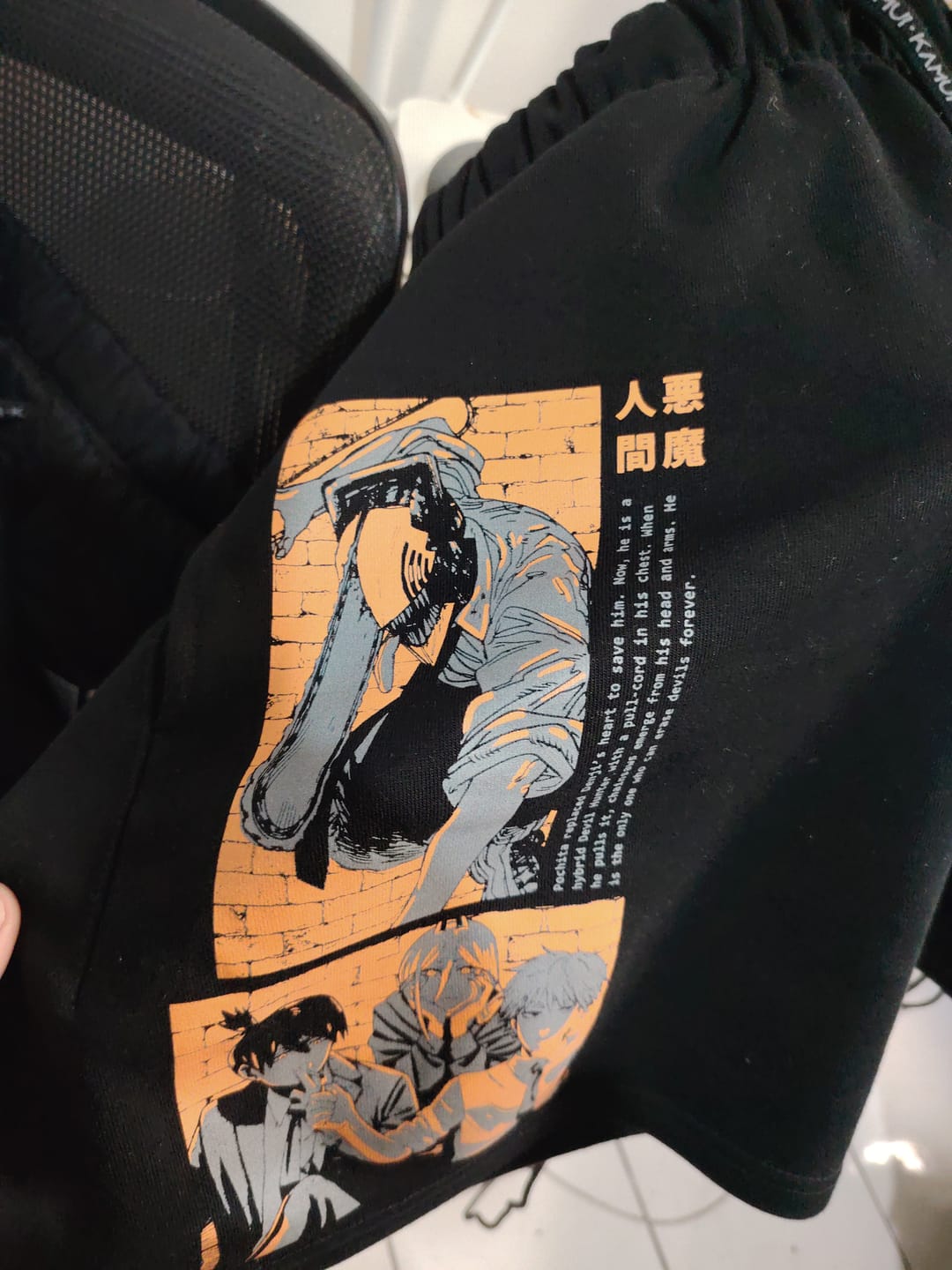 Customer photo review of Short Algodon Denji - Chainsawman