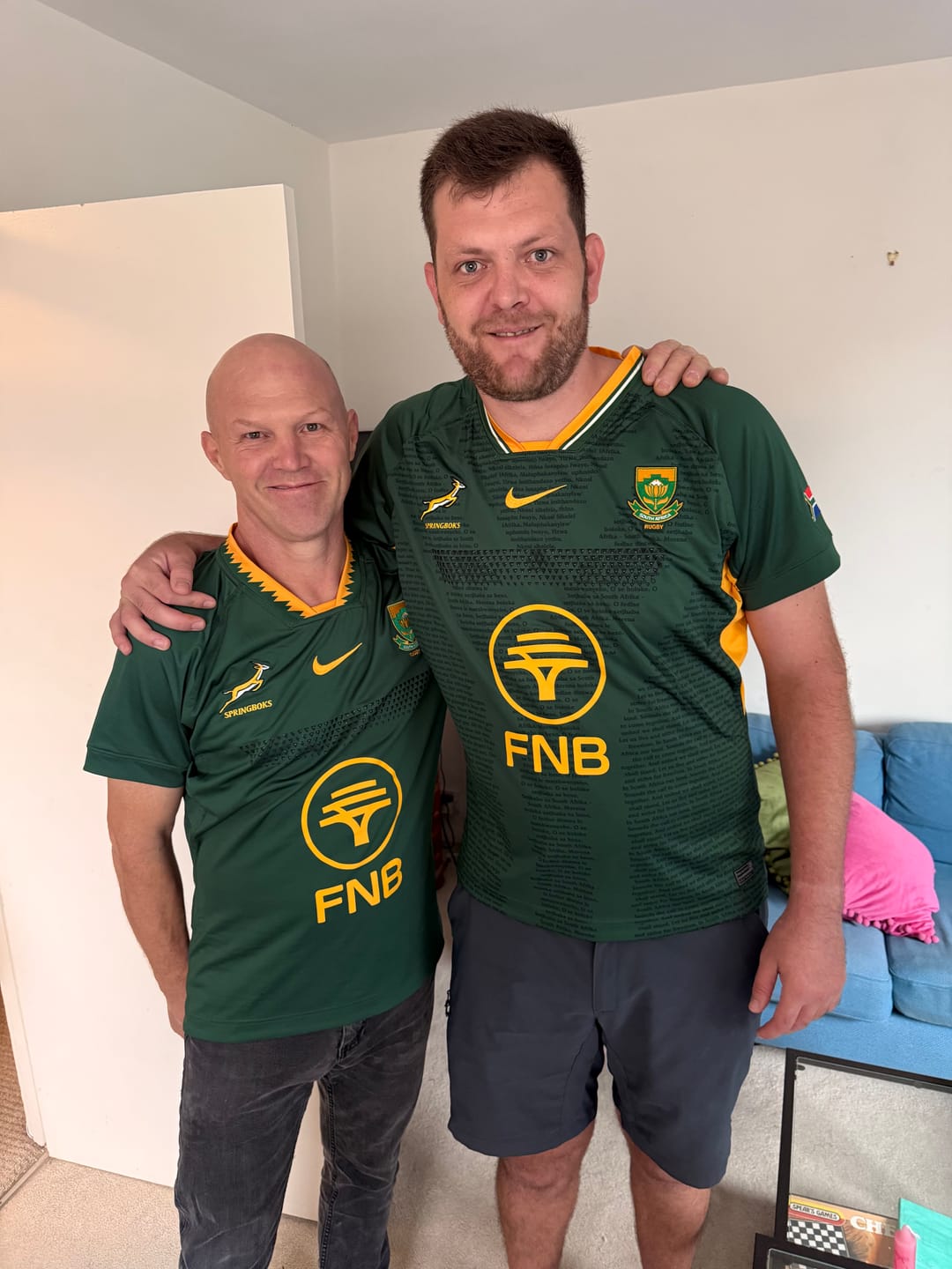 Customer photo review of Springboks Nike Men's 2026 RGR Authentic Jersey