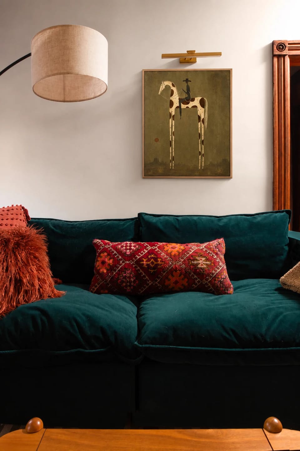 Customer photo review of Vintage Americana Art｜Spotted Mesa Rider