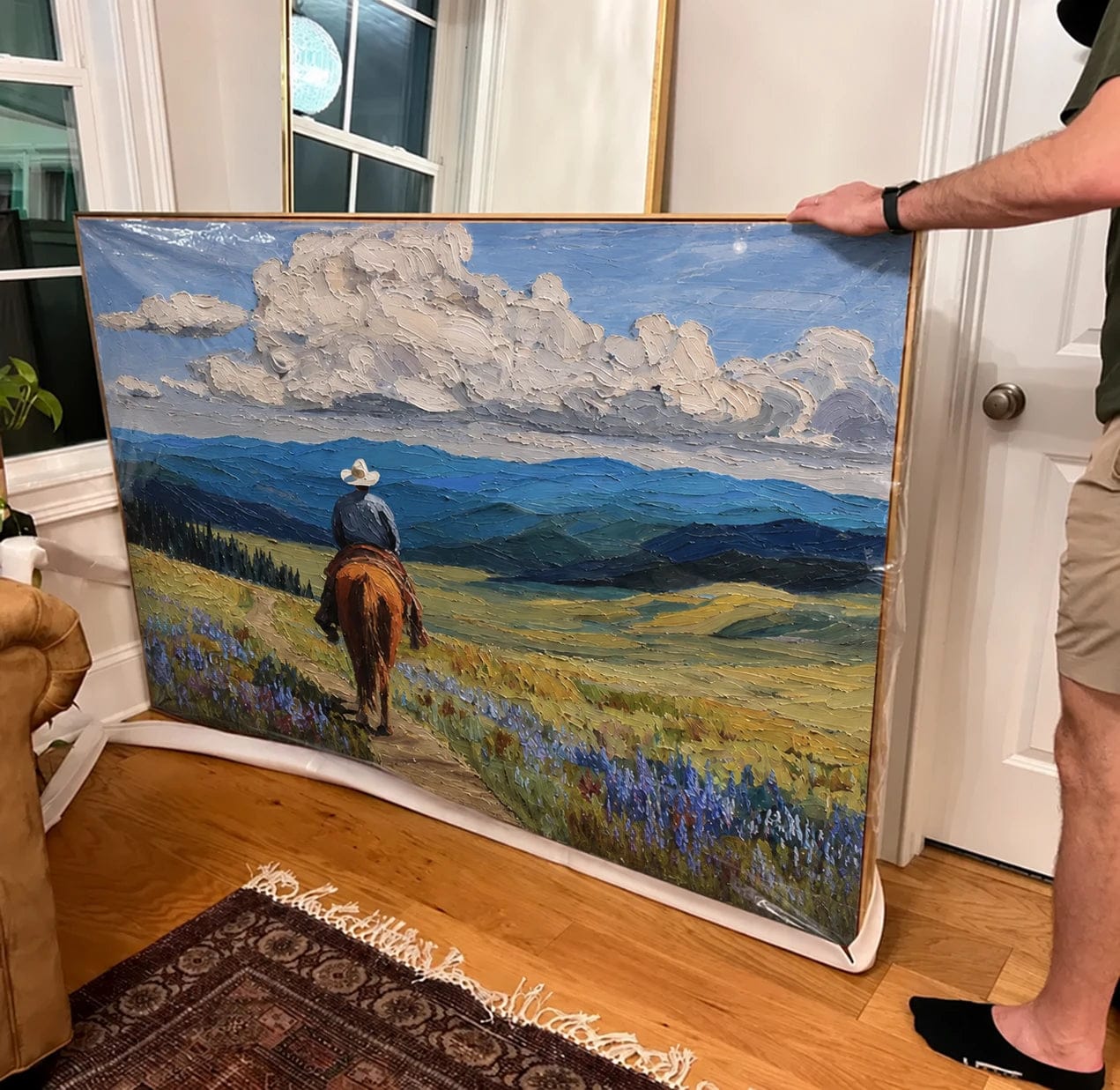 Customer photo review of Western Landscapes Art｜Beyond the Blue Mountains