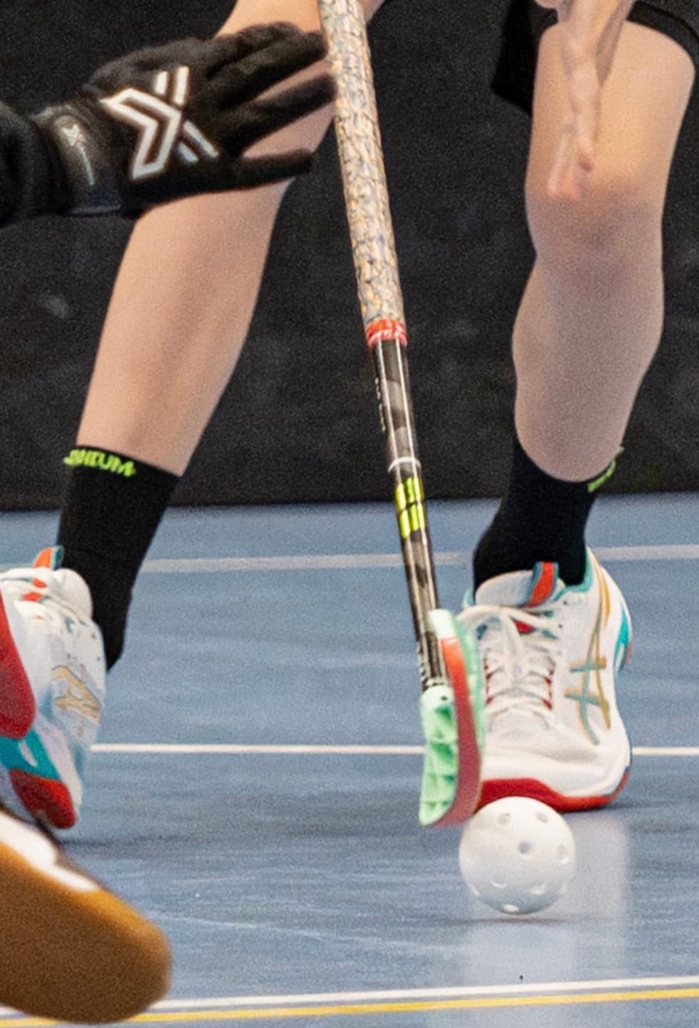 Customer photo review of eXtend Grip Crew – Kompressiosukat pitopohjalla - Musta/lime
