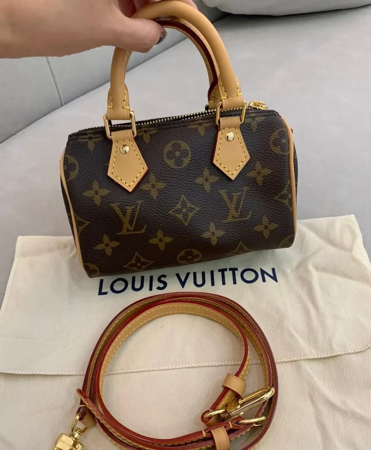 Customer photo review of Luxury Monogram Handbag