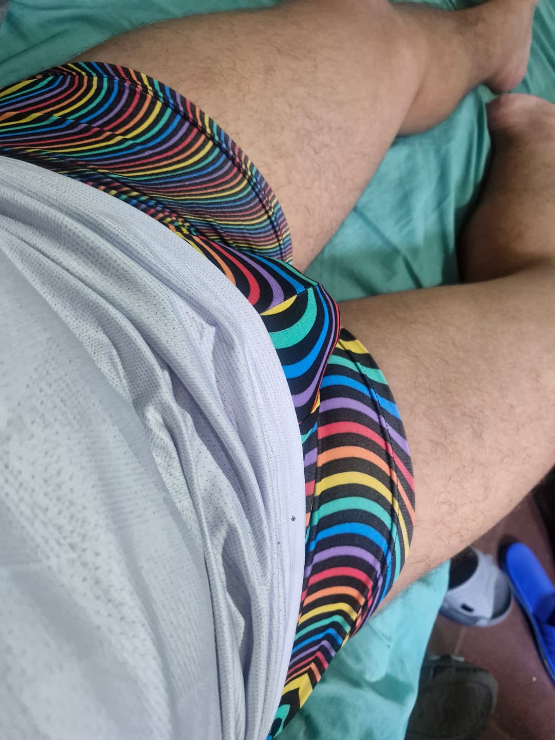 Customer photo review of WAVEFORM PRIDE Padded Boxer Trunk