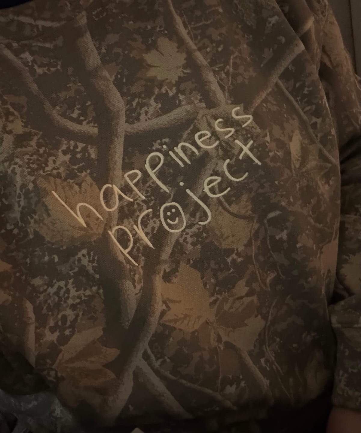 Customer photo review of Mental Health Matters Crewneck - Camo