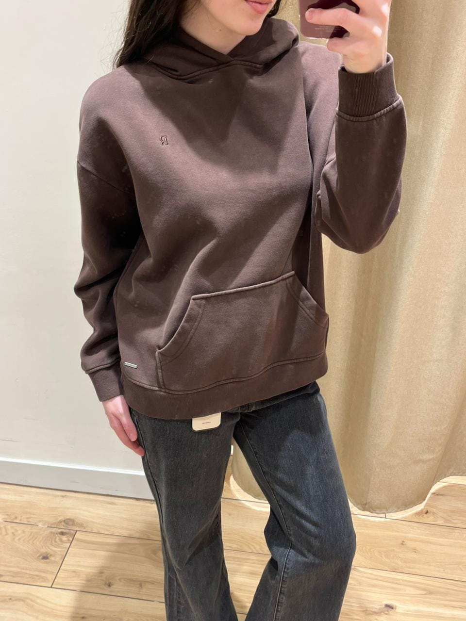Customer photo review of Polerón Hoodie Estrella Brown
