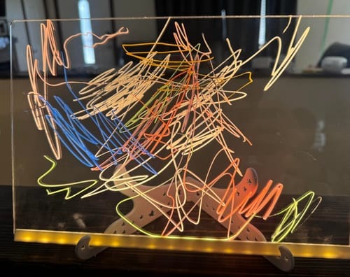 Customer photo review of GlowSketch™ – LED Drawing & Message Board