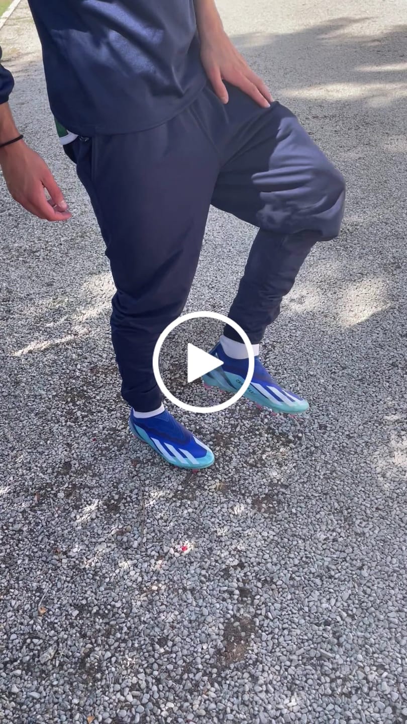 Customer video review of X Crazyfast Elite Laceless FG Marinerush - Bleu/Blanc/Rouge