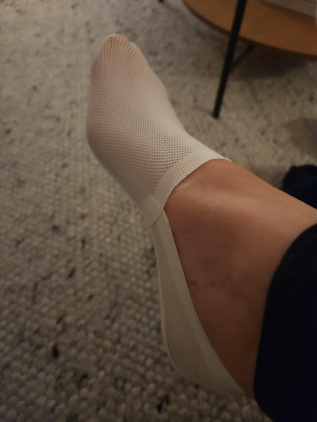 Customer photo review of 3 Pack Invisible Socks