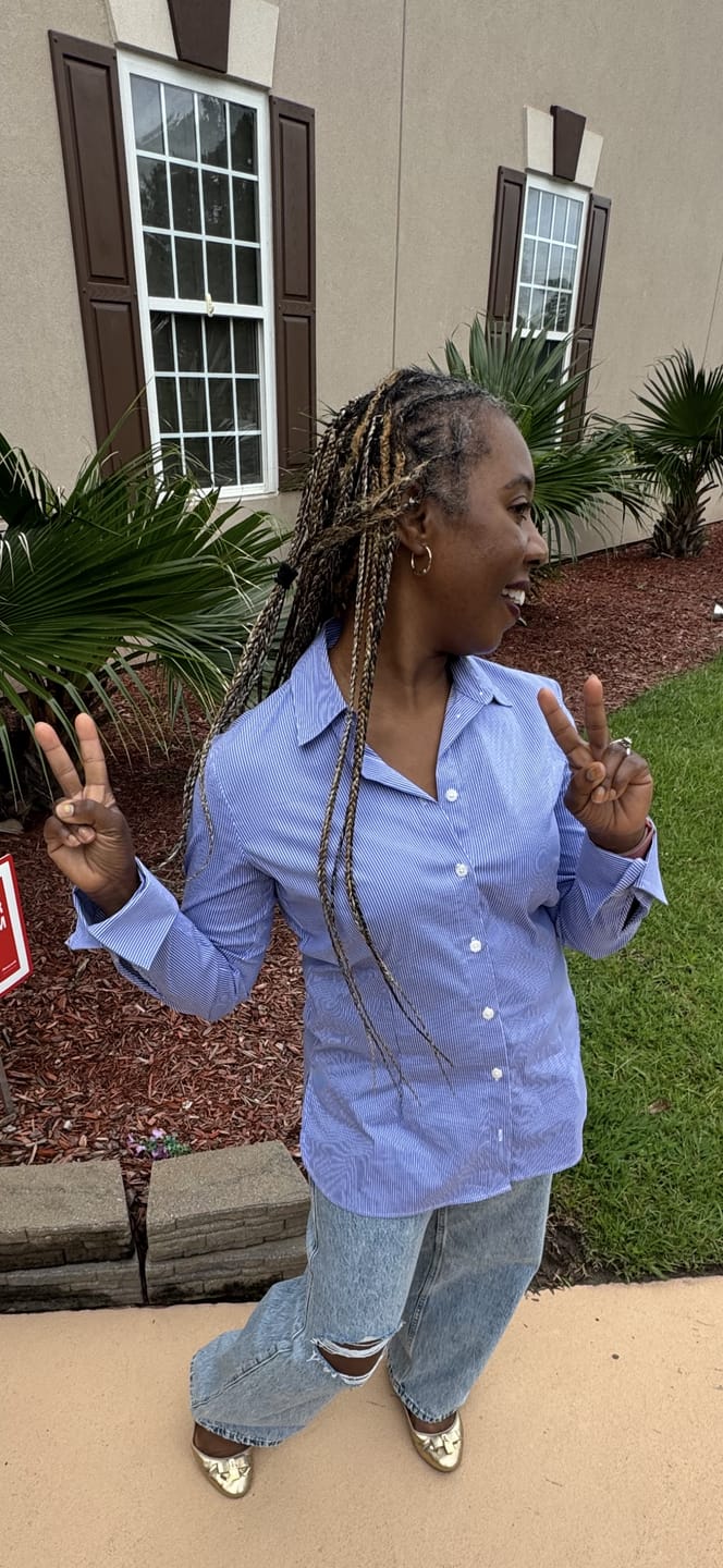 Customer photo review of 24" Ghost Loop™ Crochet Braids (Final Look 28")