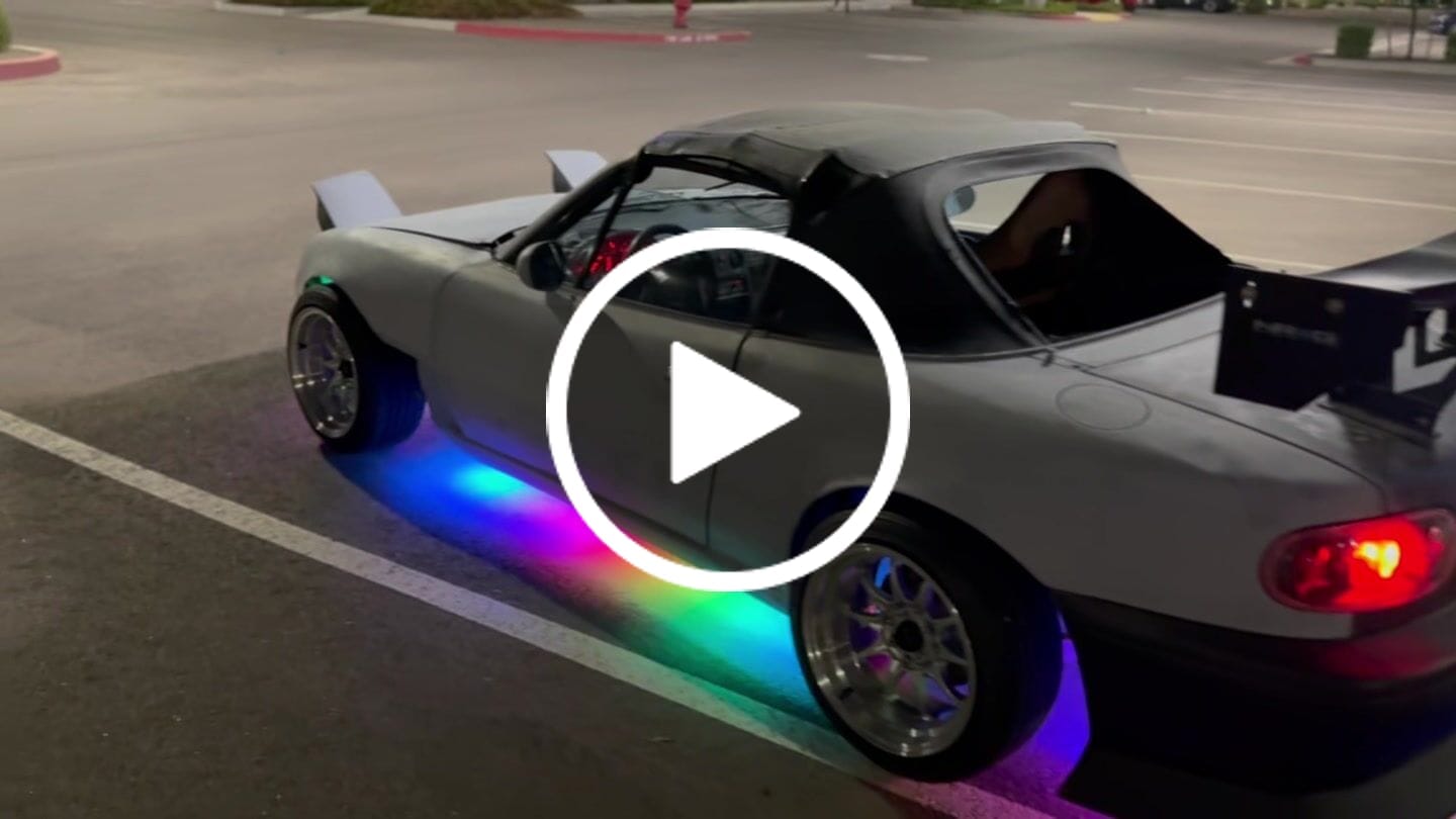 Customer video review of ELGlow® Universal Car Underglow Kit