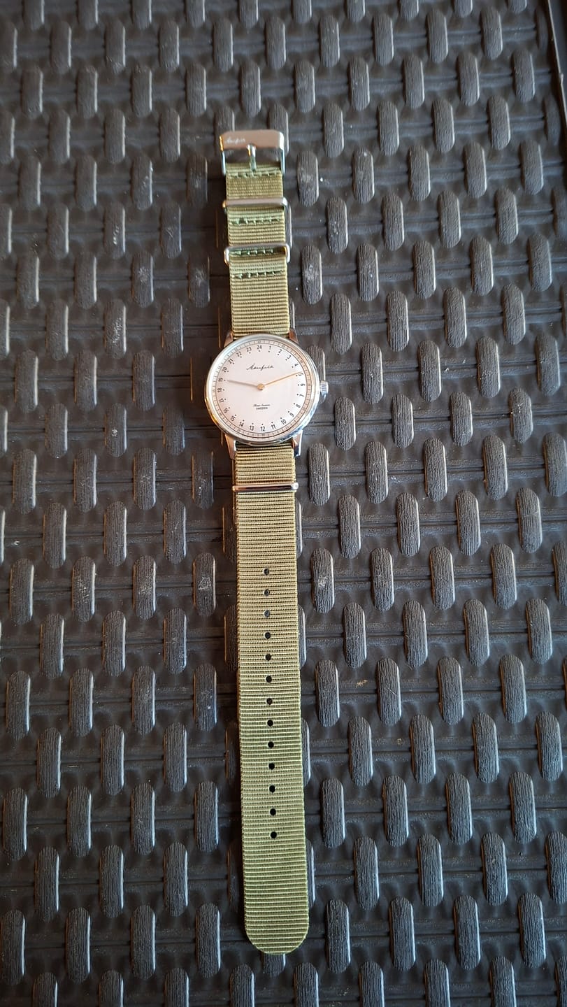Customer photo review of Green NATO Strap