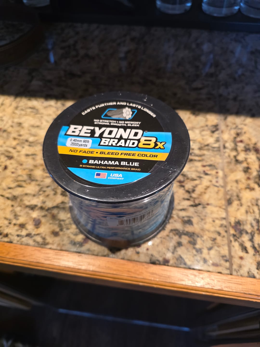 Customer photo review of 8 Strand No Fade Braided Fishing Line Series - Super Sleek & Smooth Braided Fishing Line - High Performance Fishing Line For Saltwater & Freshwater