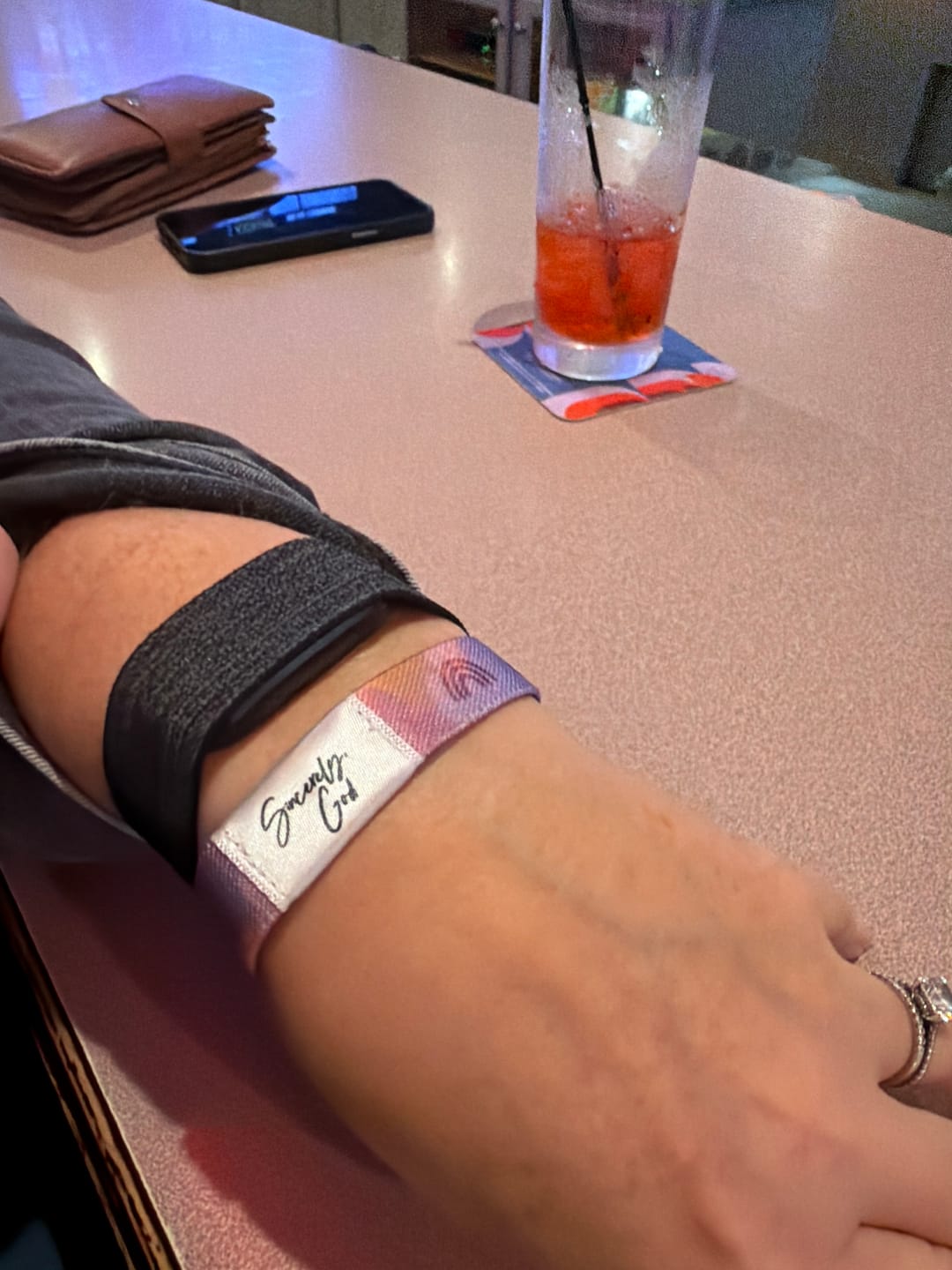 Customer photo review of THE COVENANT WRISTBAND