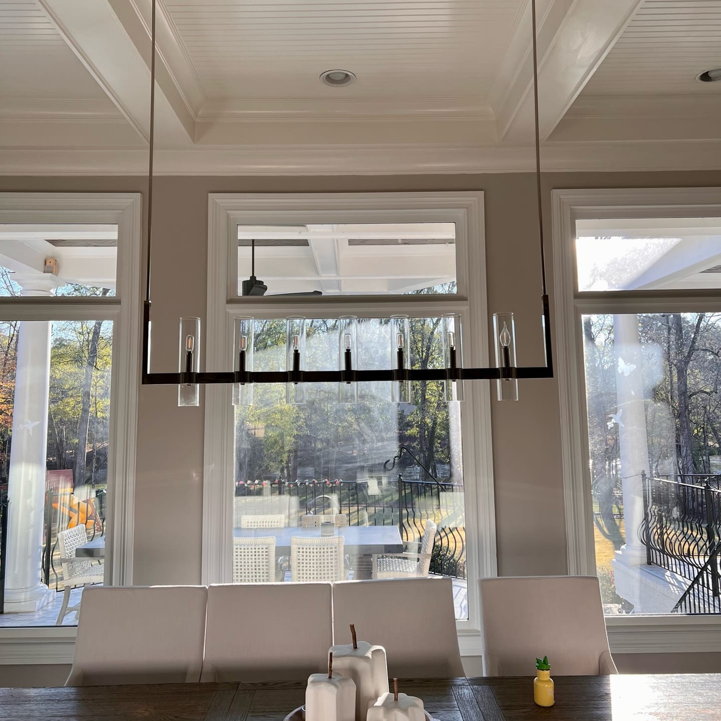 Customer photo review of Ravella Linear Chandelier