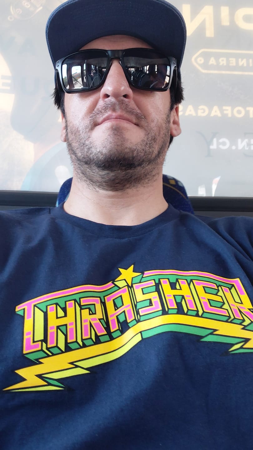 Customer photo review of Thrasher - Polera Luchadora Navy