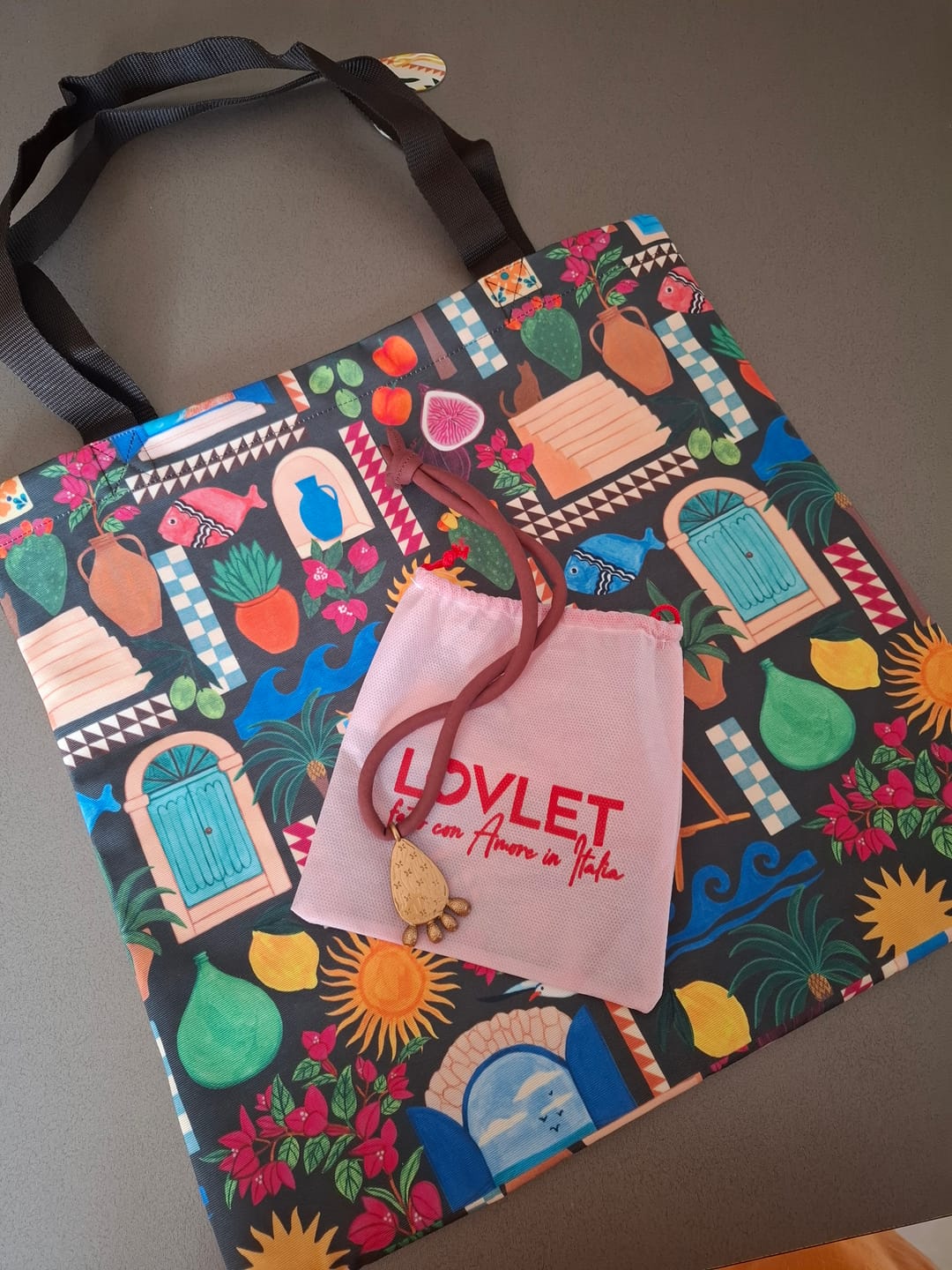 Customer photo review of SHOPPING BAG SUMMER BOX