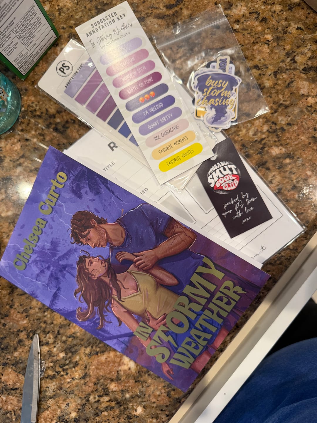 Customer photo review of good girl book club subscription
