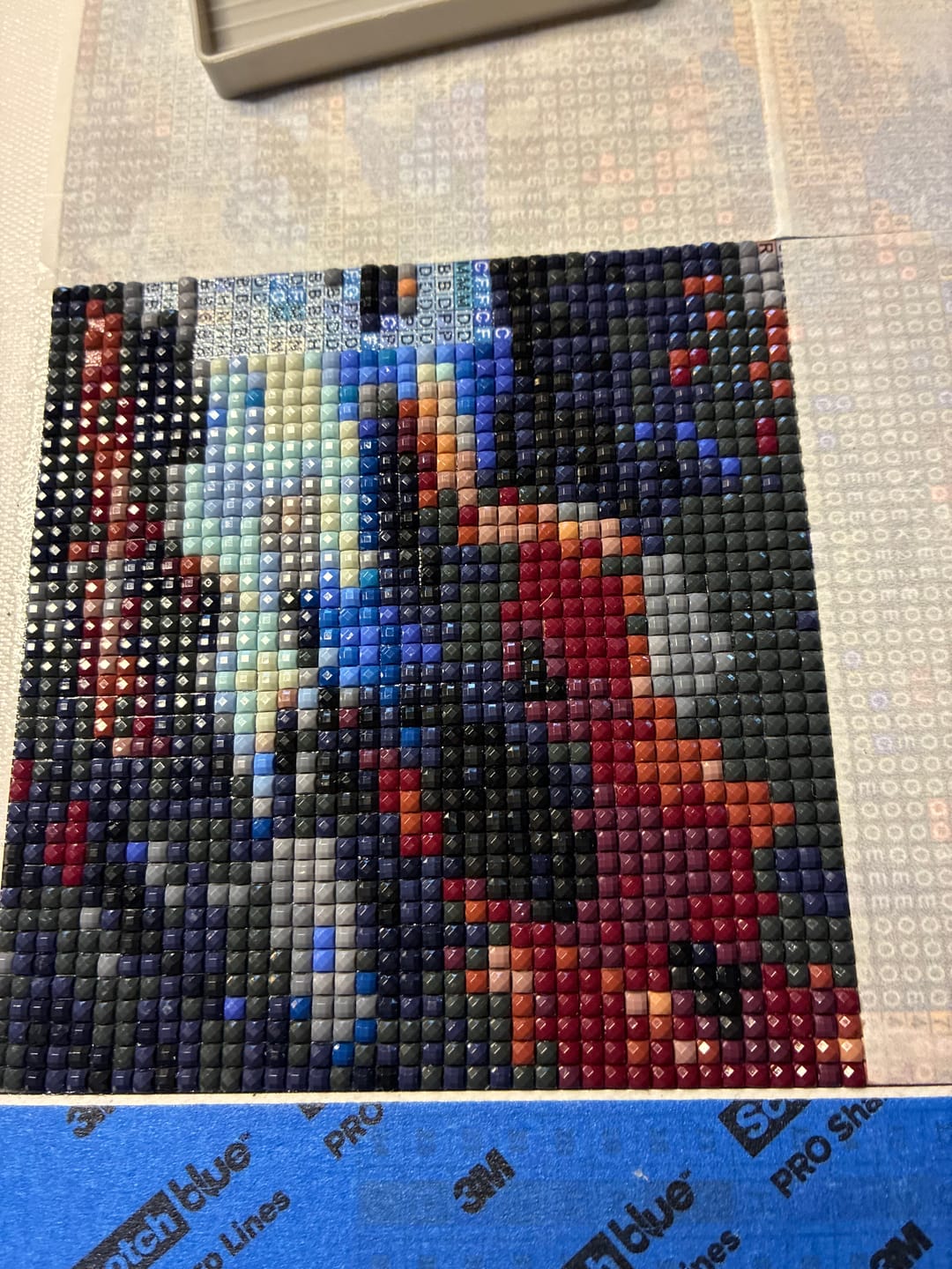 Customer photo review of Lighthouse Overlook (Diamond Painting)