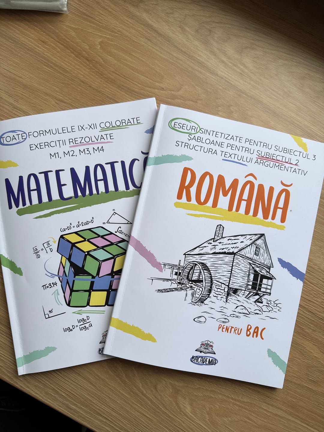 Customer photo review of Pachet Bacalaureat (Română + Matematică) Bacademia