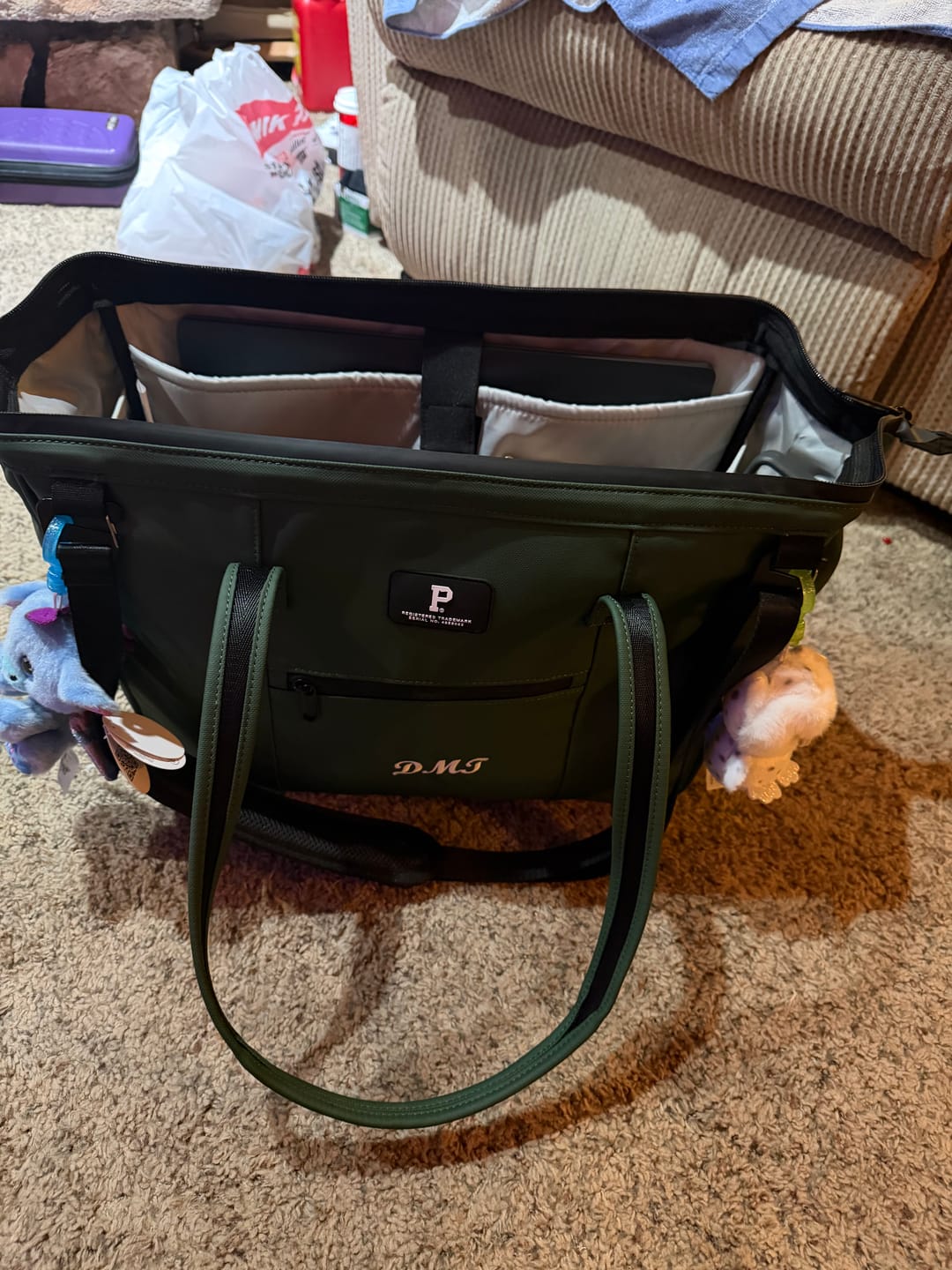 Customer photo review of Personalized Cascade Tote - Standard