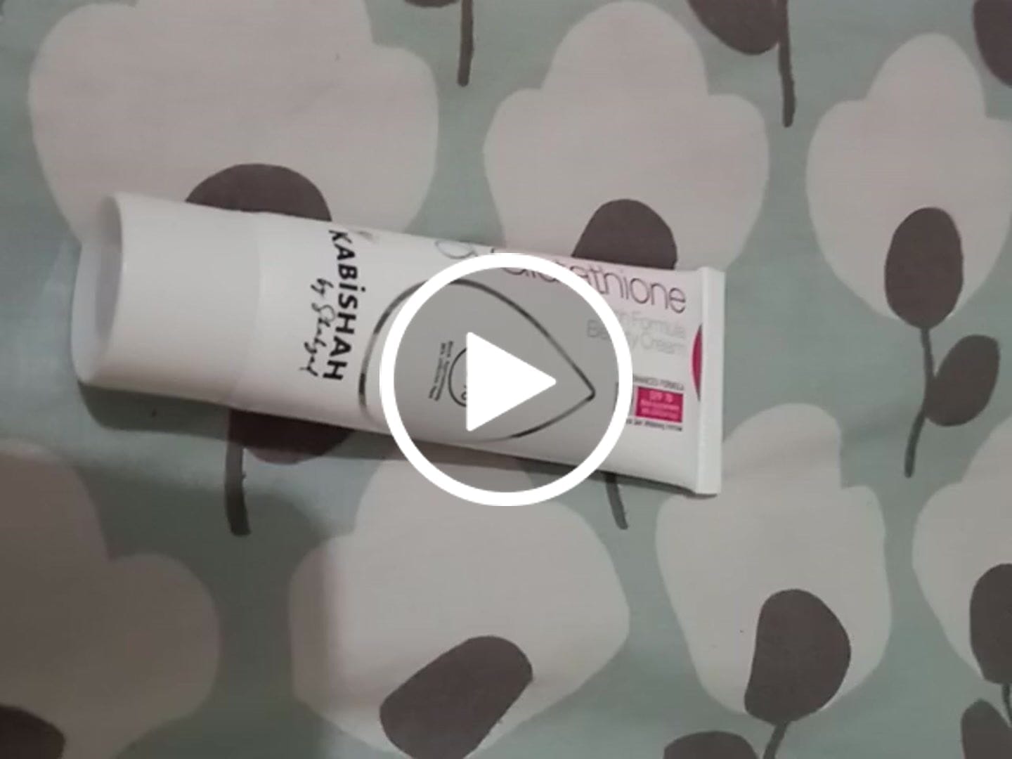 Customer video review of Glutathione 3% Rich Formula Beauty Cream