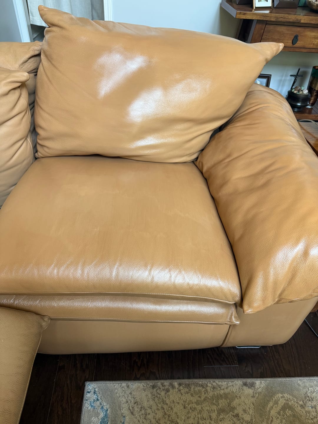 Customer photo review of Clyde's Leather Conditioning Cream