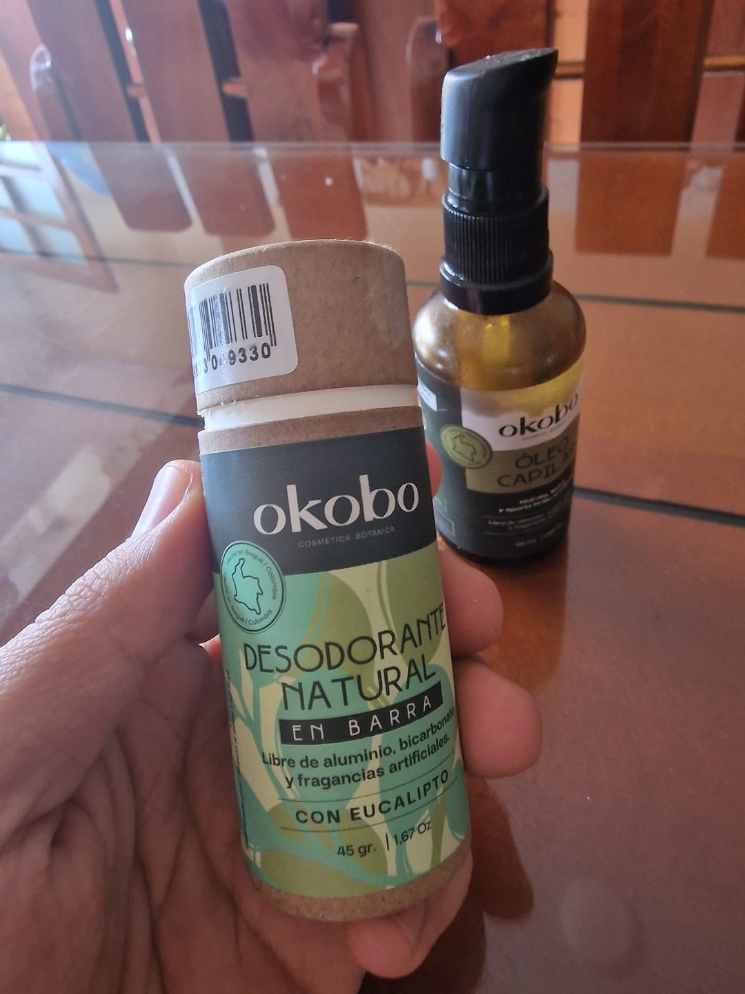 Customer photo review of Desodorante Natural